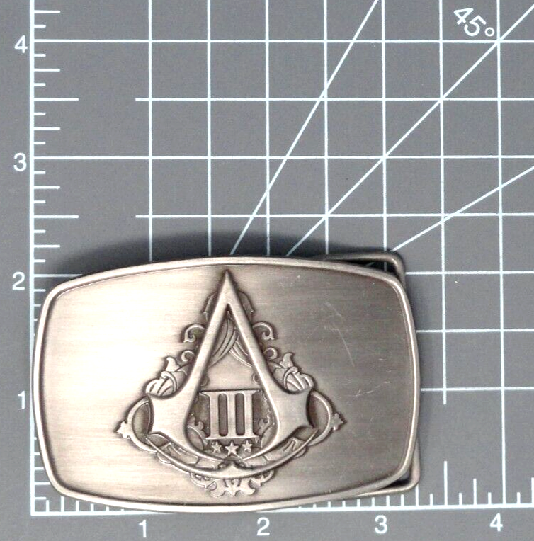 Assassins Creed III Promo Belt Buckle Collector Gamer Cosplay Halloween .GTA140 eBay