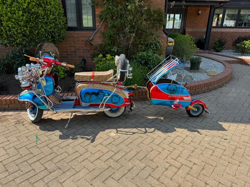 Original Lambretta Li 125/ RT195 1960 with trailer - Picture 1 of 12