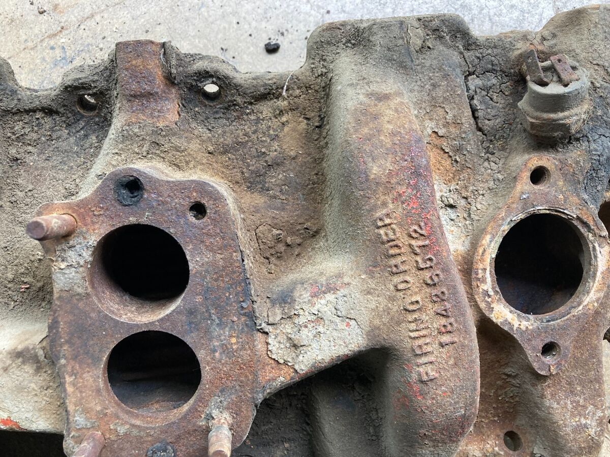1965 Chevrolet 2 Barrel Intake Manifold 3877652 J196 for 1965 Chevrolet 2 Barrel Intake Manifold 3877652 J196 for