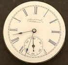 Antique Waltham Model 1891 Grade 60 Pocket Watch Movement Parts/Repair 0s 7j USA