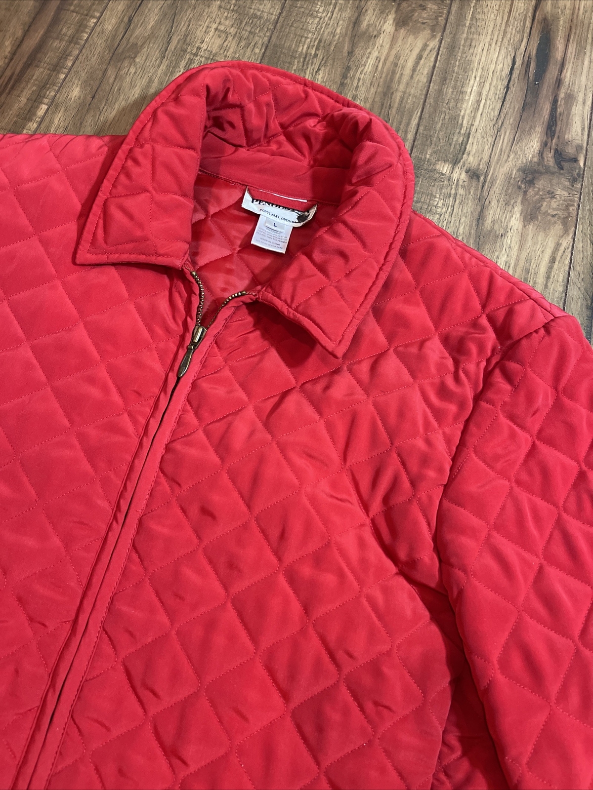 Pendleton Quilted Lined Full Zip Chore Jacket Wom… - image 3