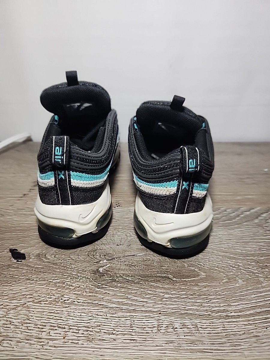 Nike Air Max 97 SE XXXV Black/Turquoise GS Youth Size 4.5Y Women's
