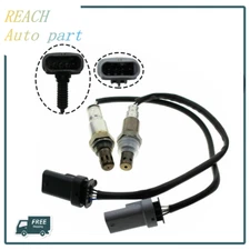 2pcs Front & Rear Oxygen O2 Sensor For 2013-217 Cadillac ATS 2.0L 2.5L 4 Cyl