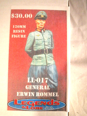 120mm Legends & Lore Resin Figure of General Erwin Rommel # LL 017