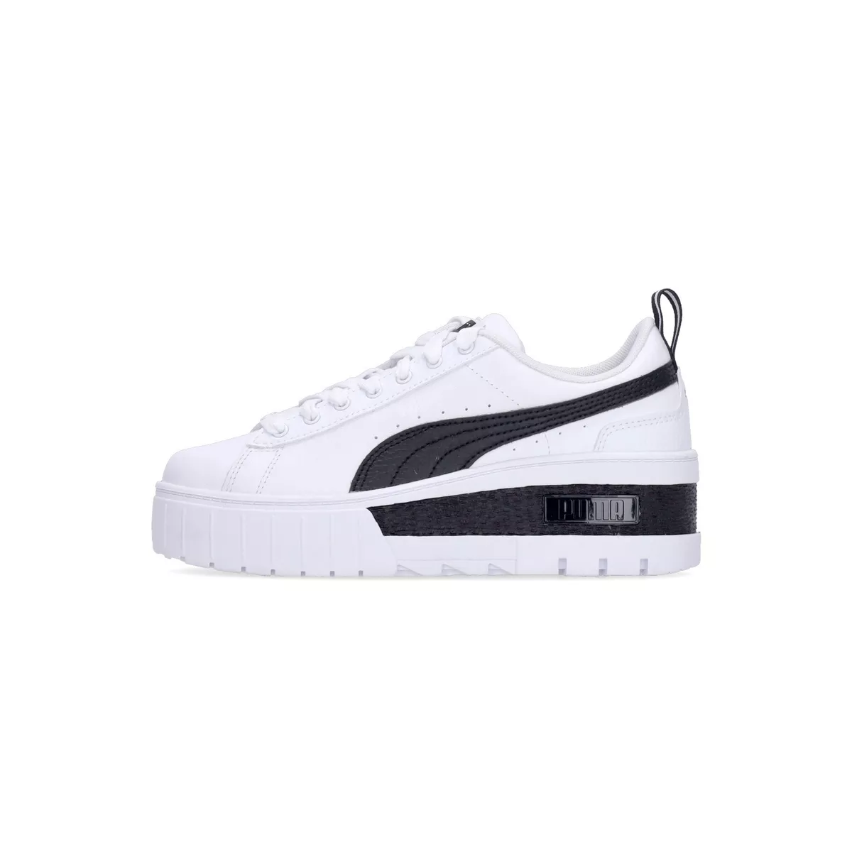 Shoe PUMA Mayze Wedge Wns White And Black Woman - 386273 01