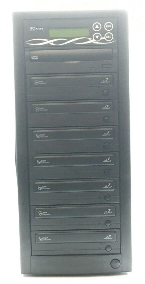 Duplicador externo independiente de CD/DVD 1:7 EZ Dupe - ¡PROBADO con CABLE!! Foto 2 de 4