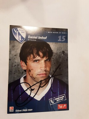 Signed postcard Daniel Imhof VfL Bochum new