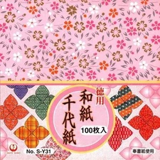 10 Set Origami Paper Washi Chiyogami Style 100 Sheets 10 Design 6 inch S-3865x10