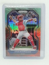 Ivan Rodriguez 2021 Prizm Baseball - Cosmic Haze #2 - Texas Rangers