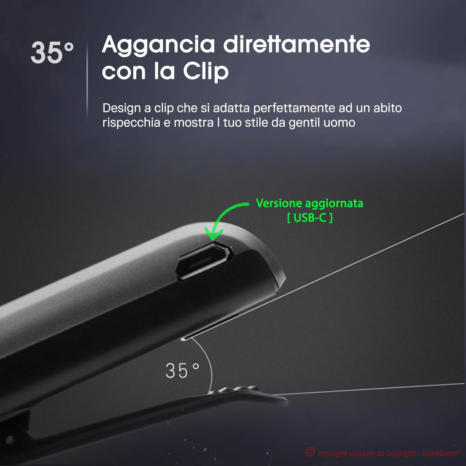 ✅Fineblue F910 Auricolare Bluetooth Retrattile con Clip, Vibrazione, Microfono foto 6