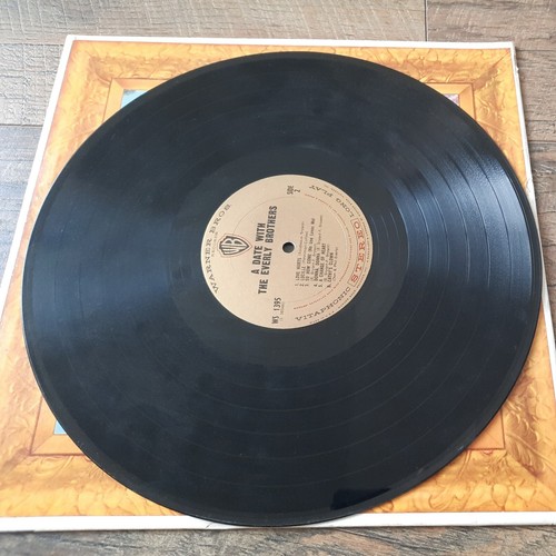 1960 A Date With The Everly Brothers Vinyl Record 12" LP 33 RPM WS 1395 - Picture 4 of 7