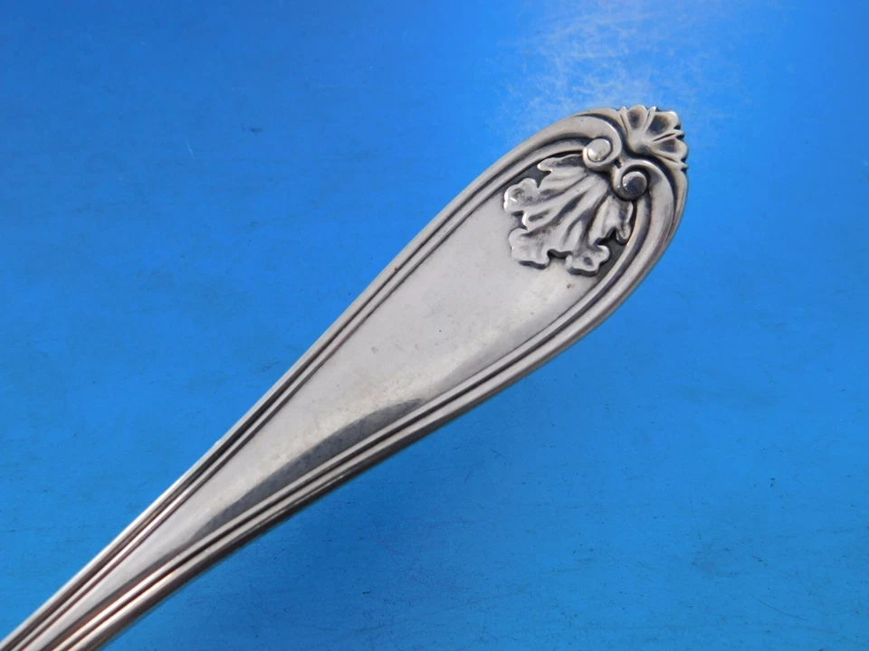 Лист, он же раковина Альберта Коулза, набор серебряных сервировок для рыбы, травленая лодка, мужские, озеро - Изображение 4 из 4