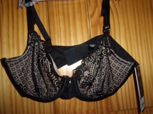 Vera Wang 尼龙黑色内衣和睡眠女士