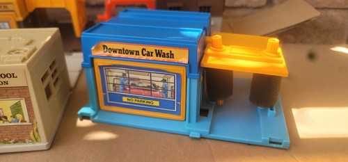 Vintage 1982 Hot Wheels Builder Set 2 Car Wash, Auto Body SHOP - Picture 6 of 11