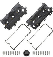 MITZONE Valve Covers with Gasket and Bolts Compatible with 2007-2013 Nissan Alti