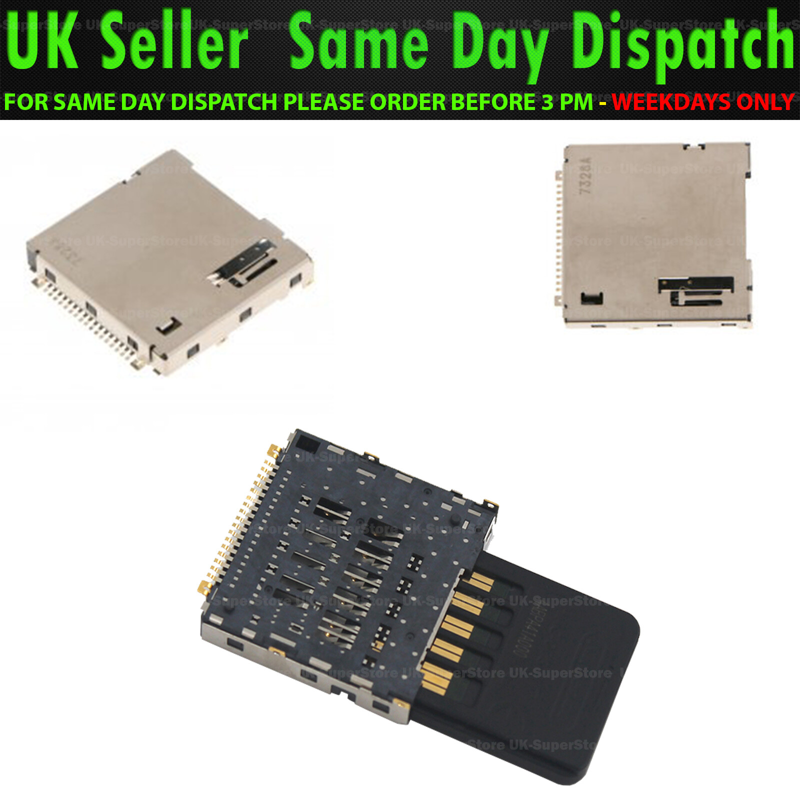 🔥 Nintendo Switch Replacement Game Card Cartridge Socket Cartridge Slot  Reader | eBay