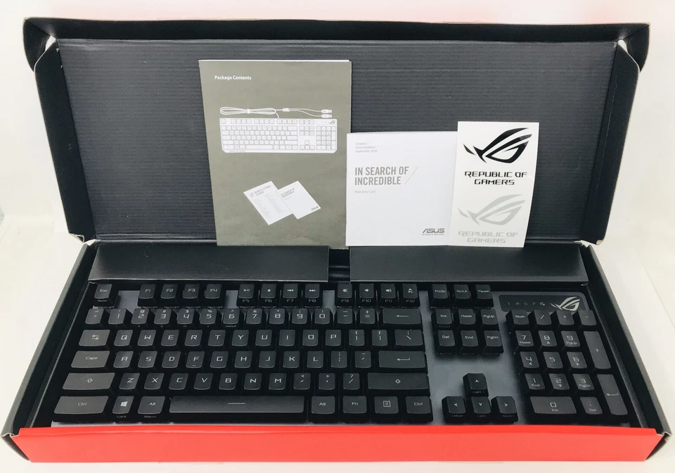 ASUS Mechanical Gaming Keyboard - ROG Strix Scope RX | Red | US “Mint” - Image 4 of 4