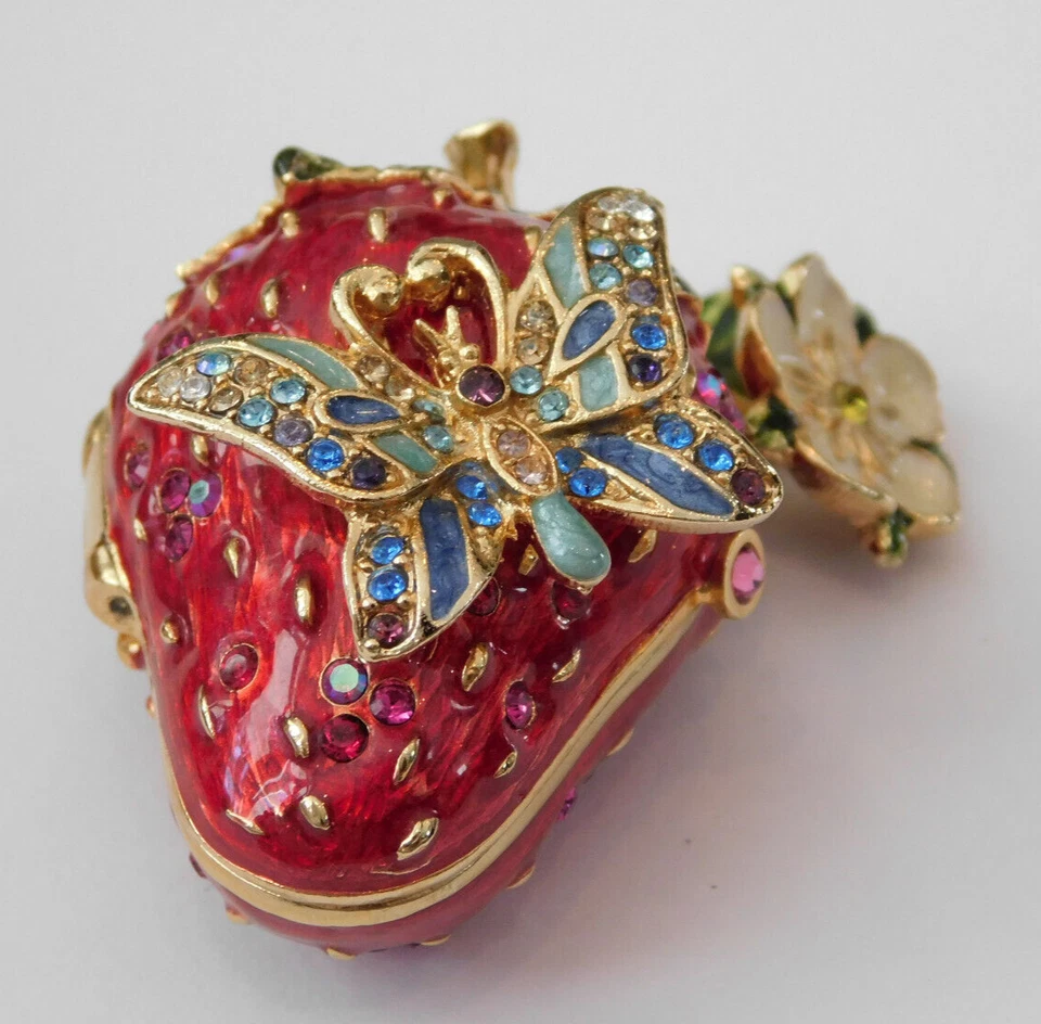 Perfume sólido compacto Estee Lauder Strawberry Surprise, caja Beyond Paradise 2006 Foto 4 de 4