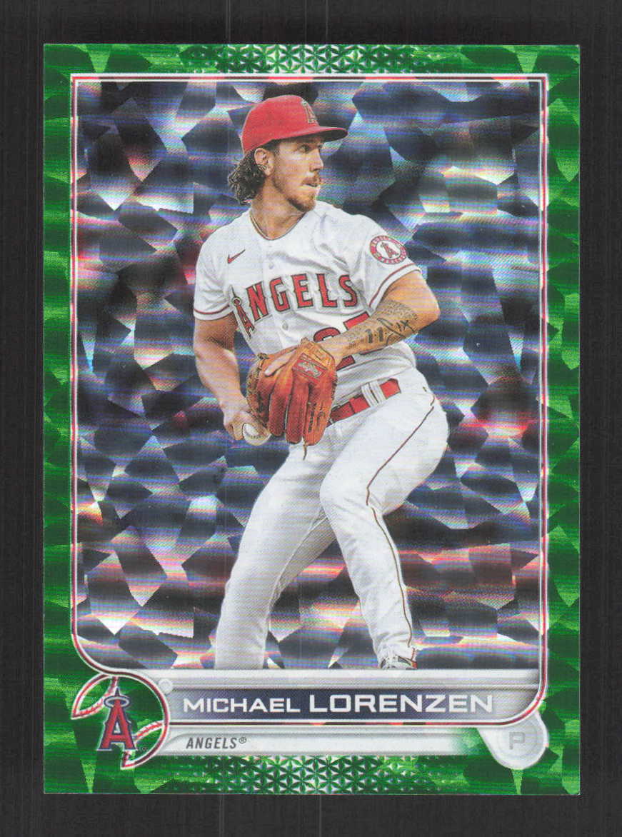 Michael Lorenzen SN499 2022 Topps Update Green Foil Los Angeles