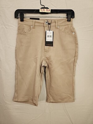 Redfox Jeans Tan Bermuda Shorts Style PS6015 Size S NWT