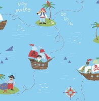 2679-002101 - Funny Pirates Multicoloured Kids Fine Decor Wallpaper 2679-002101 - Funny Pirates Multicoloured Kids Fine Decor Wallpaper