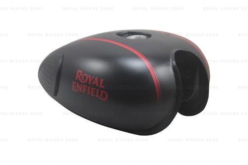 Black Stripes Fuel Tank "With Sticker Fit For Royal Enfield New Classic 350" - Picture 7 of 12