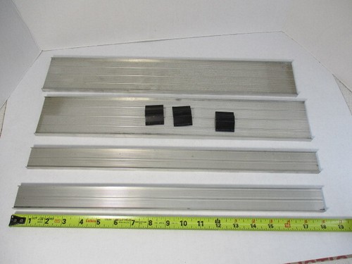 (4) KENNEDY Tool Box Drawer Divider s, I Beam Shaped Aluminum, (3) Spring Clips