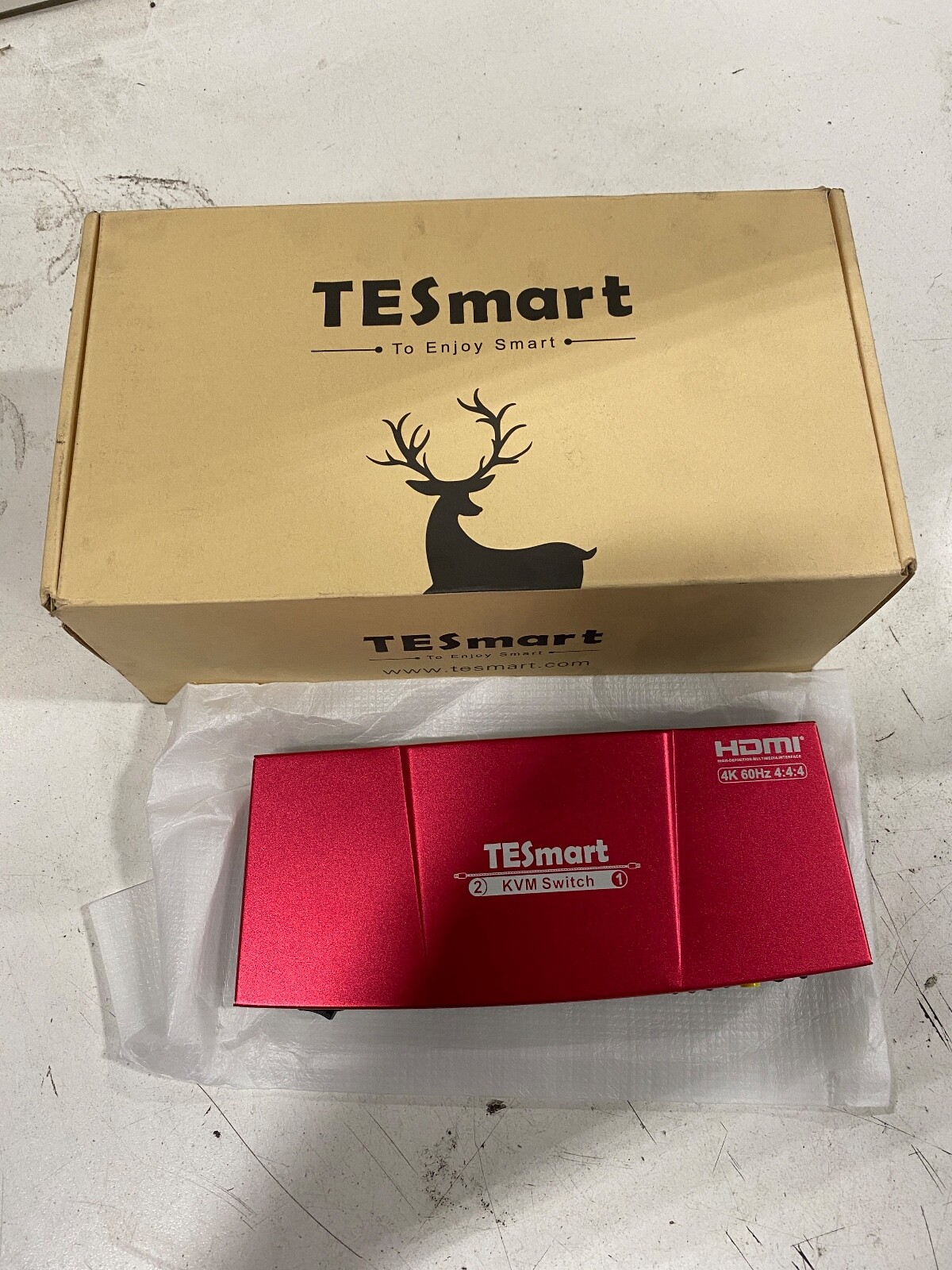 TESmart HKS0401A1U 4K 4-Port HDMI KVM Switch