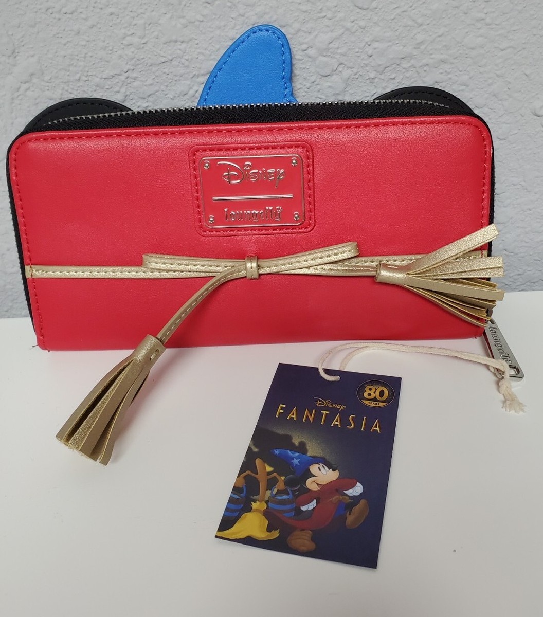 Loungefly Disney Fantasia Sorcerer Mickey Zip Around Wallet