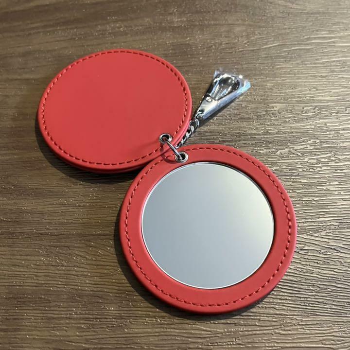 Christian Dior Novelty Bag charm Keyring MIROR RED Designer Brand