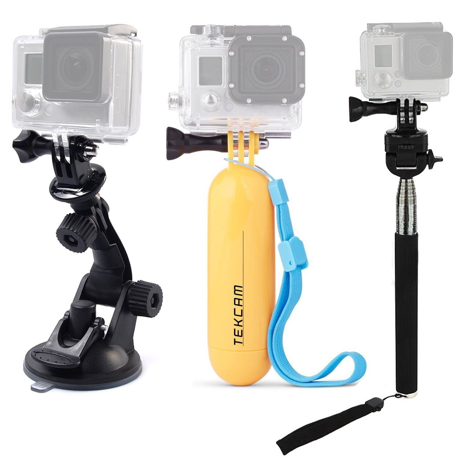TEKCAM Action Camera Accessories Kits Bundle Compatible with Gopro Hero 13 12...-image