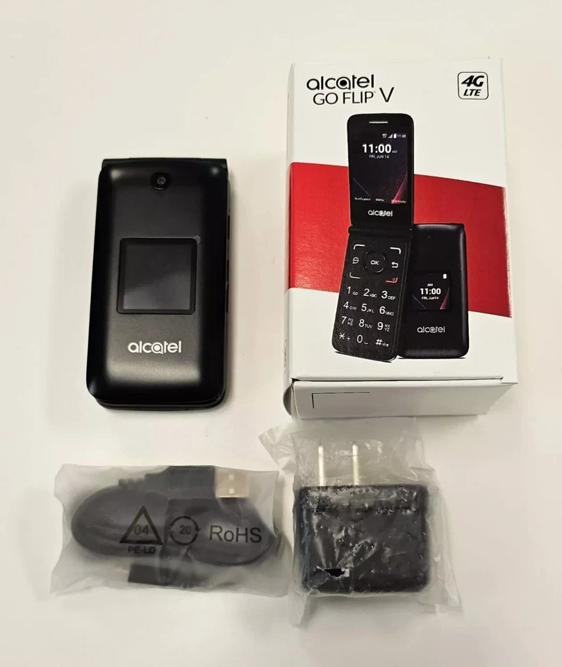 Alcatel GO FLIP V 4051s Verizon Unlocked 4G LTE Flip Phone - 1 Year Warranty - Image 2 of 4