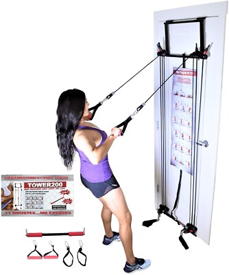 Tower 200 Door Gym Home Gym Exercise Fitness Full Body