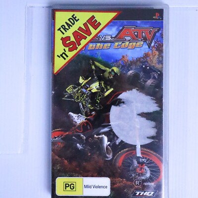 MX vs. ATV: On the Edge (PSP Game UMD CD, 2006) Motor Sports Extreme Racing Game