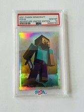2021 Panini Minecraft Adventure Steve Limited Edition PSA 10 POP 1 GRAIL 💎