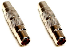 2 Two Genuine REAN by NEUTRIK NYS355 RCA Female to RCA Female Adapter Coupler