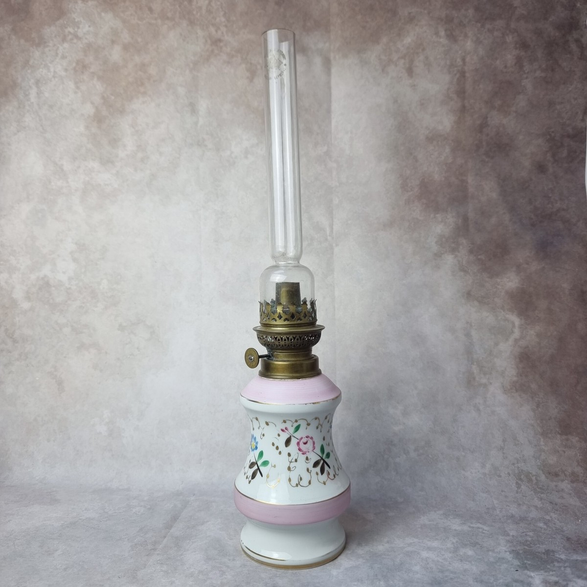 Lustre Bronze Lampe à Pétrole Napoléon III Fin XIXe Siècle Monte et