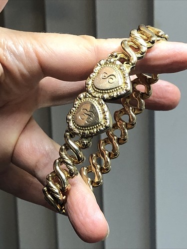 33. Victorian Double Heart Sweetheart GF USA Carmen The DFB Co Expansion Bracelet - Bild 14 von 15