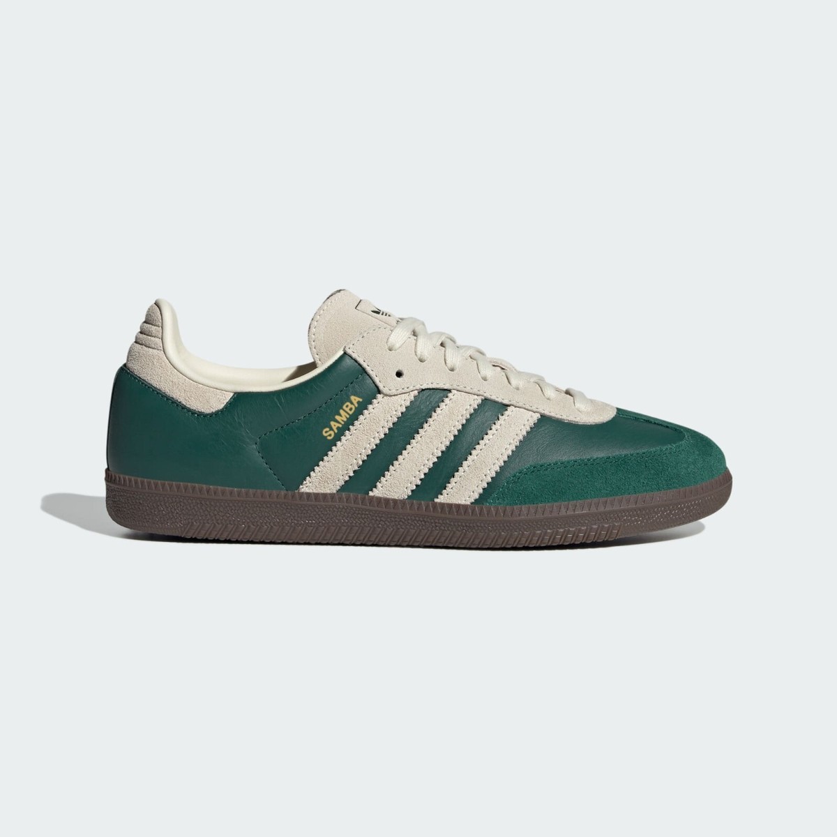 【新品未使用】adidas SANBA OG 23cm Adidas Samba OG Shoes Original Sneakers Collegiate Green/Cream