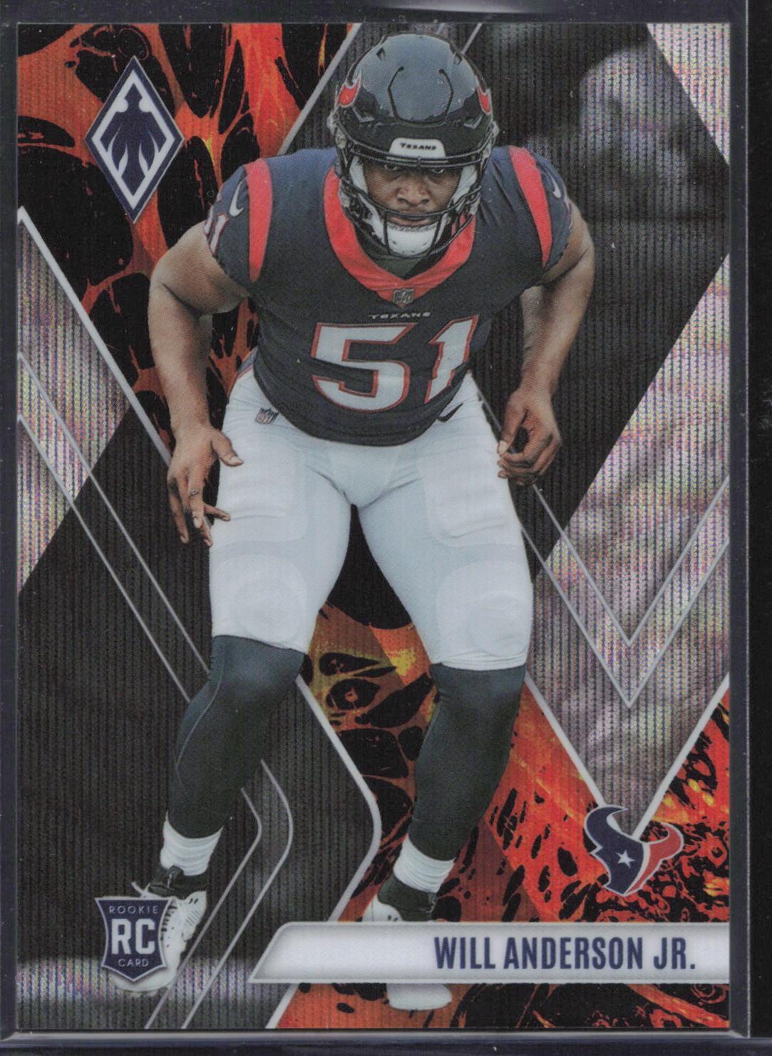2023 Panini Phoenix #144 Will Anderson Jr. Lava Prizm /175 Texans Rookie RC