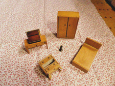 Vintage wood dolls house