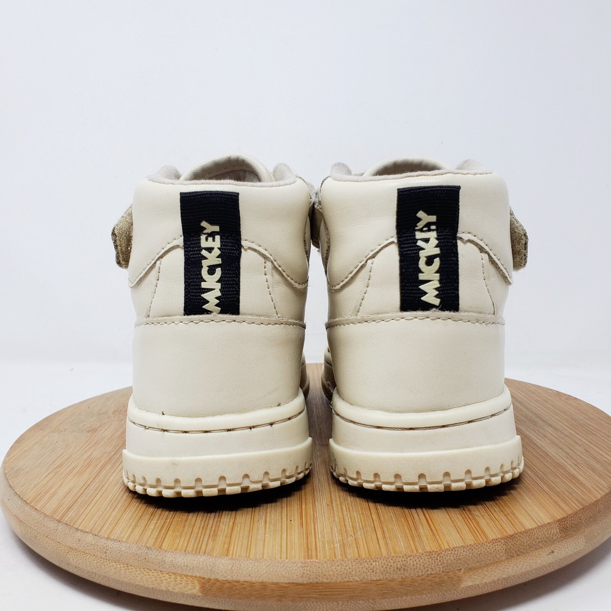 Zara Kids Disney Mickey Shoes EU 28 Beige Cream Girls Boys