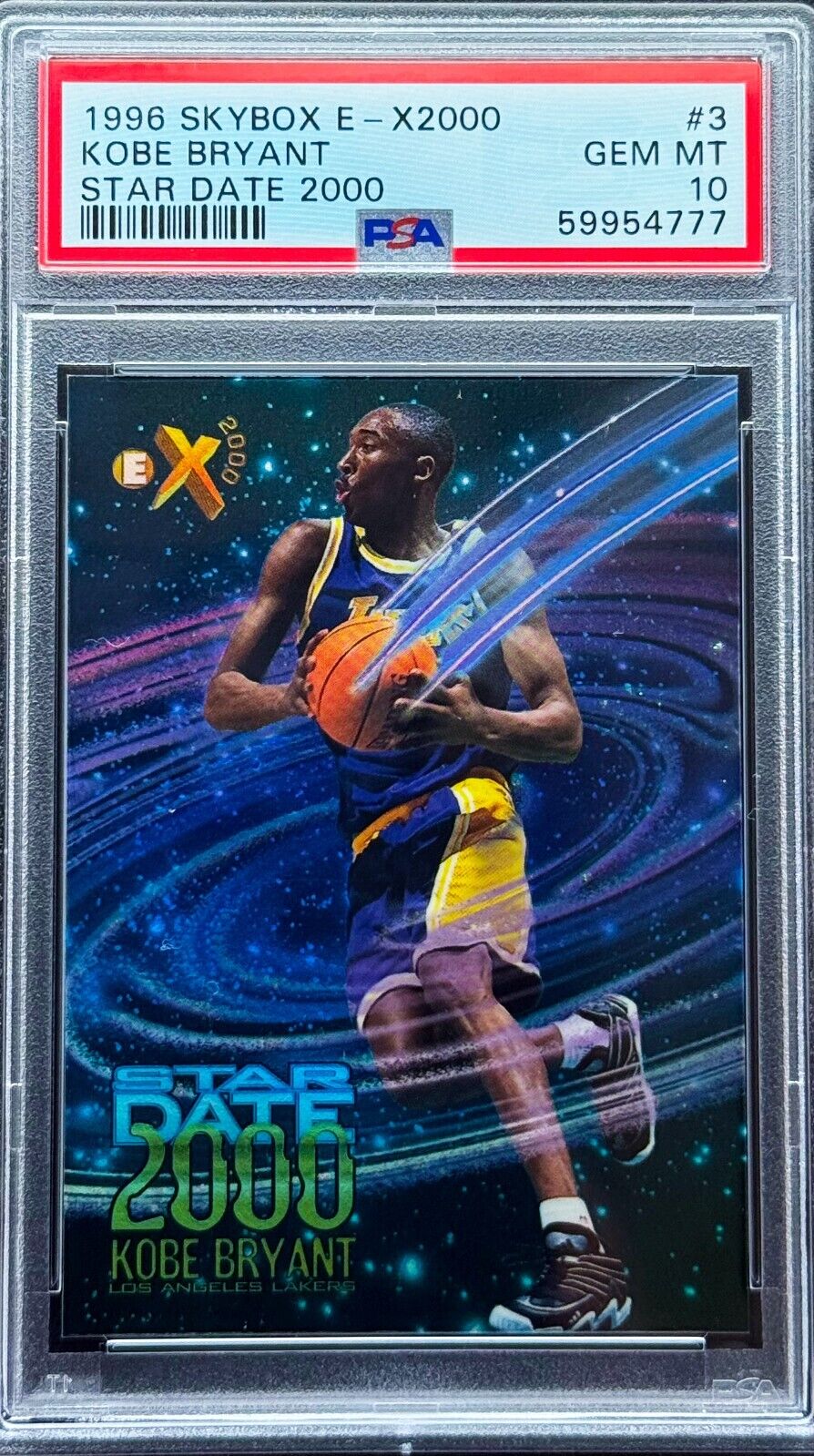 Kobe Bryant 1996 SkyBox E-X2000 #3 Star Date 2000 Price Kobe Bryant 1996 SkyBox E-X2000 #3 Star Date 2000 Price