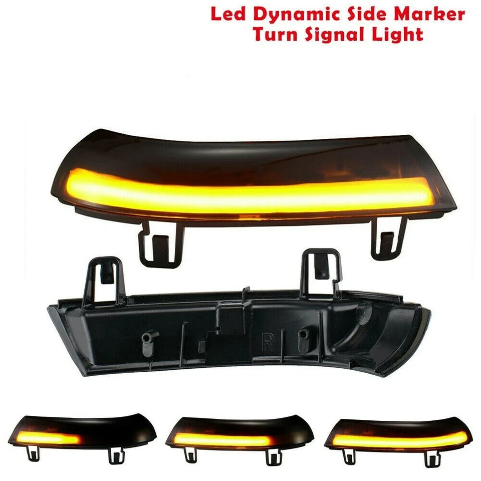 2pc Dynamic LED Side Mirror Lights For VW Passat B6 R36 R32 Jetta MK5 Golf 5 GTI - Изображение 2 из 4