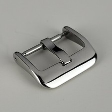 Premium Steel Watch Strap Buckle - 3mm Tang - Black Gold Silver - Satin / Polish