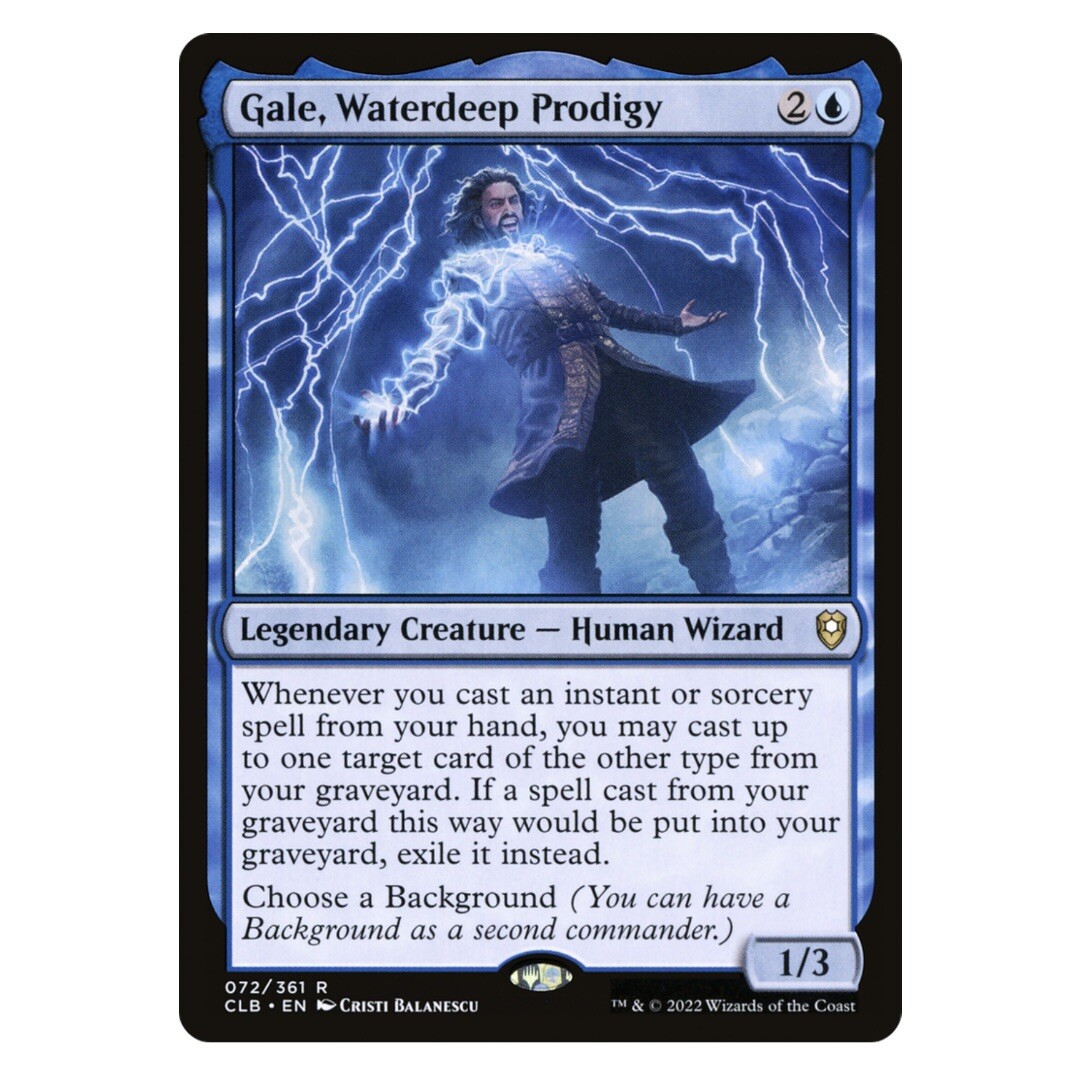 BG3 Gale, Waterdeep Prodigy Magic MTG Battle for Baldur’s Gate 072 