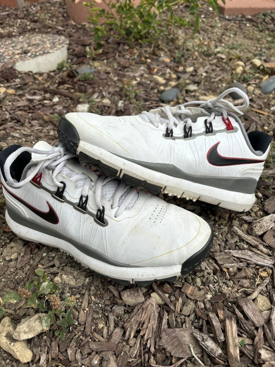 Nike Tiger Woods TW14 2014 White Red Mens Golf Shoes Sneaker Nike Tiger Woods TW14 2014 White Red Mens Golf Shoes Sneaker