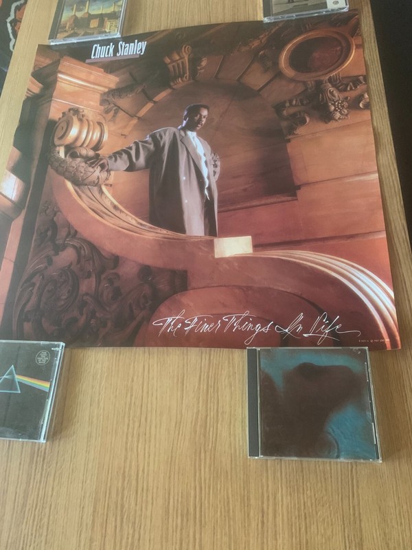 Chuck Stanley 1987 The Finer Things in Life Promo Poster Allyson Williams R&B