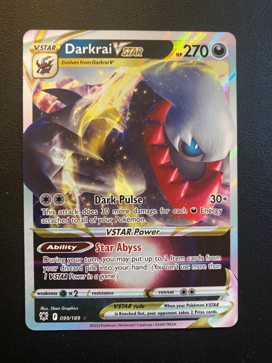 Pokemon Card Astral Radiance 98/189 098/189 Darkrai V Ultra Rare *MINT –  Brokenvase Games