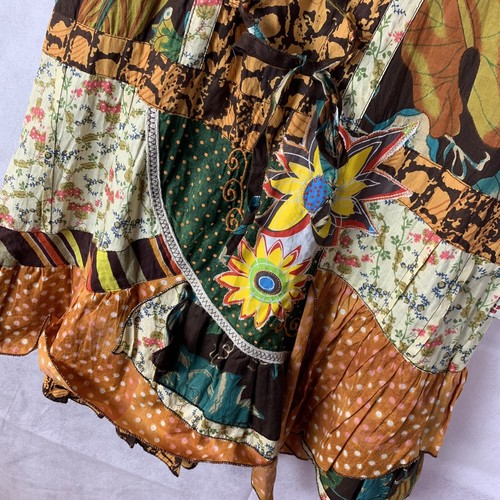 Savage Culture Kleid Tribal Azteken Afrika Western Indianer Patchwork - Bild 15 von 16